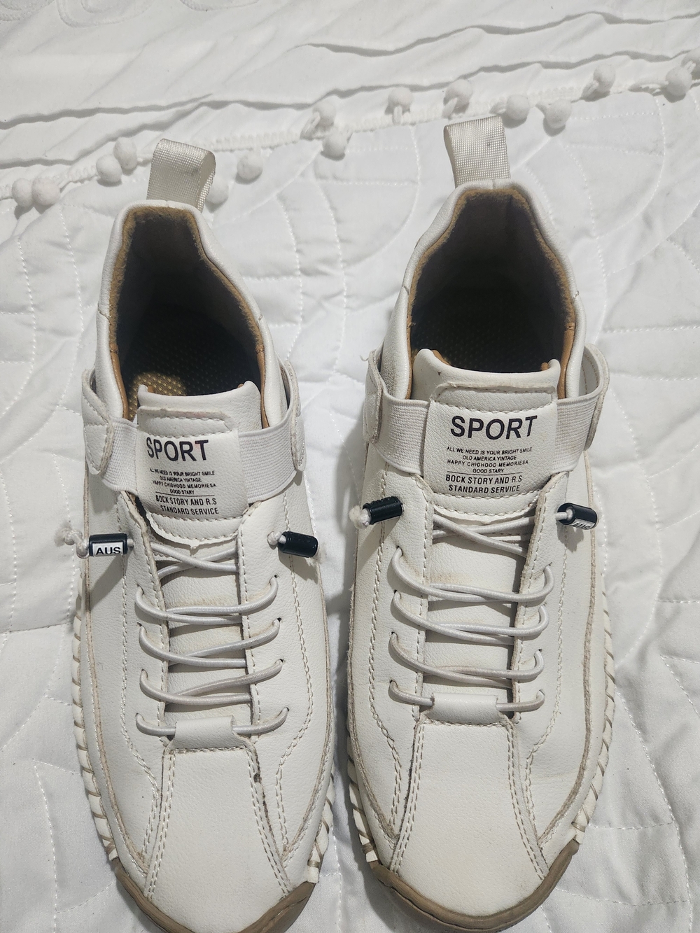 Sport Casual Sneakers in Off-White